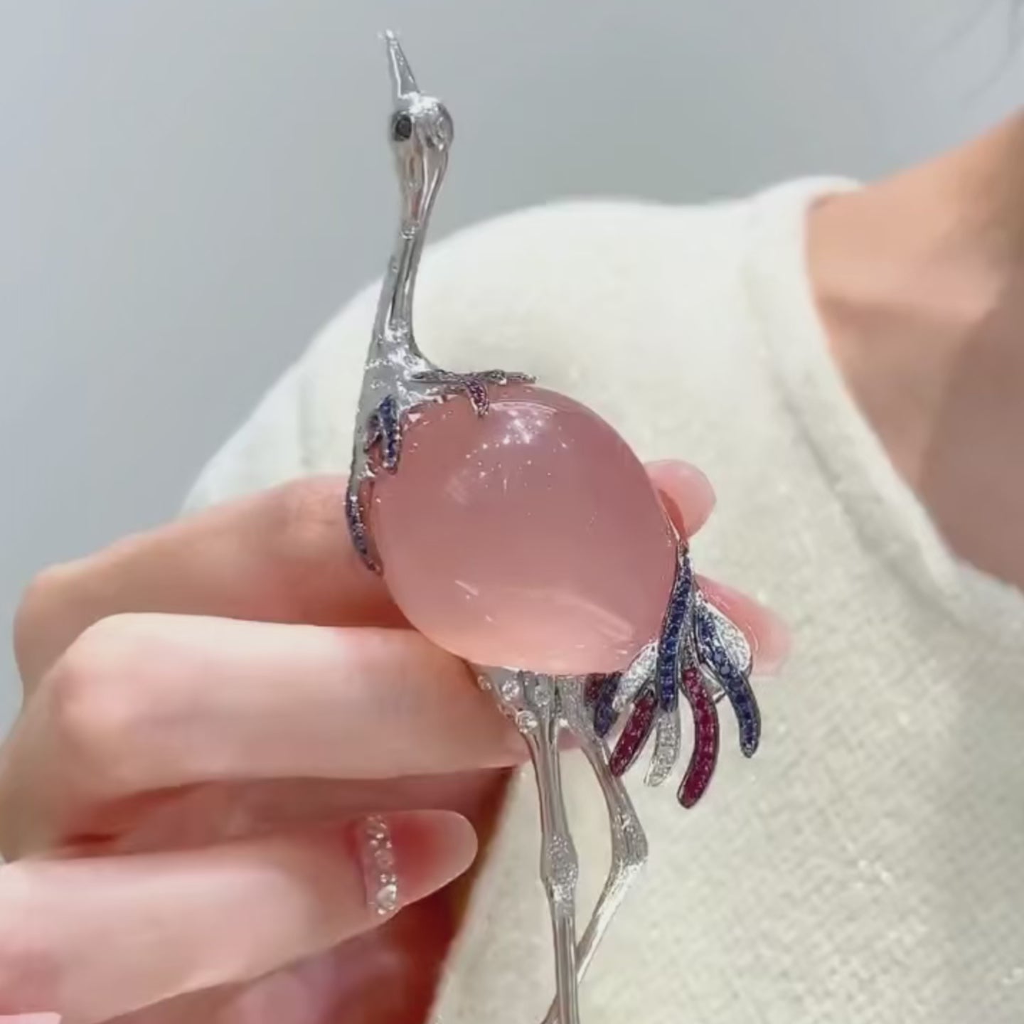 Pink Crane of Radiance